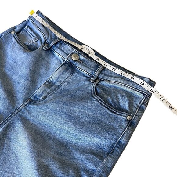 Loft Boot Cut mid rise denim jeans light Wash Size 8 - Picture 12 of 16